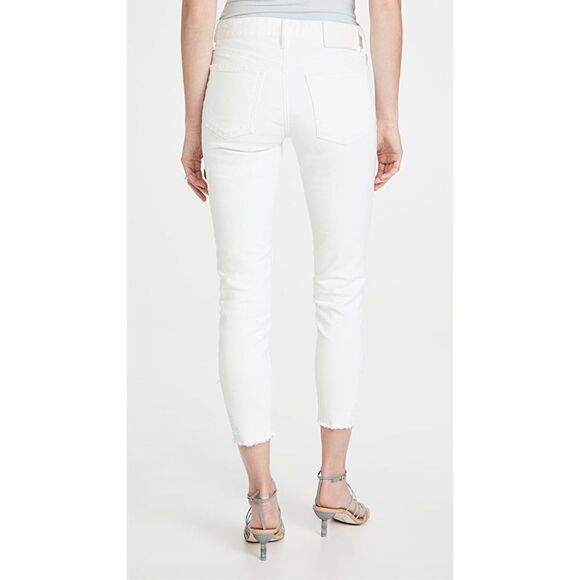 MOUSSY VINTAGE Mv Burnside Skinny Jeans white size 25” - Picture 3 of 8